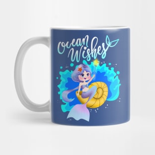 Mermaid Ocean Wishes Sea Life Mug